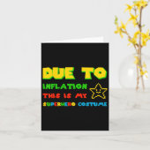 インフレのためこれが私のスーパーヒーローの衣装 カード (黄色い花)