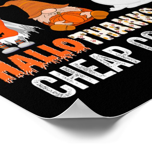 インフレのためこれは私のhalloThanksMas格安C ポスター (角)