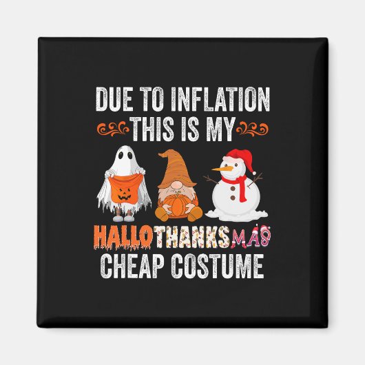 インフレのためこれは私のhalloThanksMas格安C マグネット (正面)