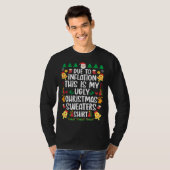 インフレのため私の醜いクリスマスセーター Tシャツ (正面フル)
