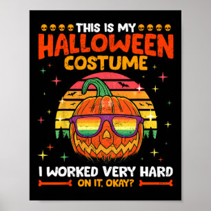 インフレのため、これは私のハロウィーンのコスチュームの男性である ポスター