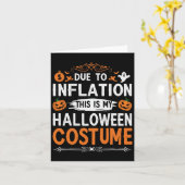 インフレのため、これは私のハロウィーンの衣装ファン カード (黄色い花)