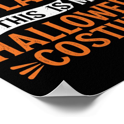 インフレのため、これは私のハロウィーンの衣装ファン ポスター (角)