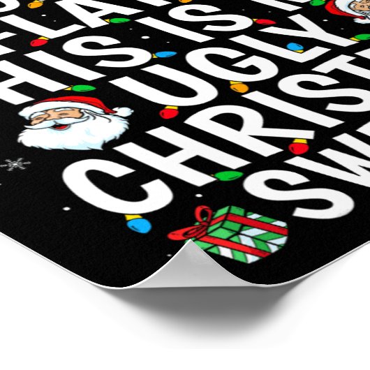 インフレのため、これは私の醜いセーター家族Ch ポスター (角)