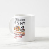 インフレの影響で私のハロウィーンの衣装T-S コーヒーマグカップ (正面左)