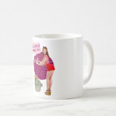 インフレは一時的なものだ コーヒーマグカップ (正面右)