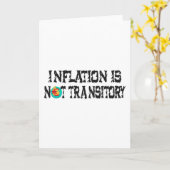 インフレは一過性ではない カード (黄色い花)