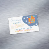 インフレータブルキャッスルジャンプハウスバウンスパーティーレンタル マグネット名刺 (インサイチュ)