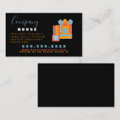 インフレータブルキャッスルジャンプハウスバウンスパーティーレンタル 名刺 (正面/裏面)