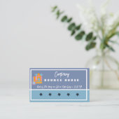 インフレータブルキャッスルジャンプハウスバウンスパーティーレンタル 名刺 (スタンド正面)