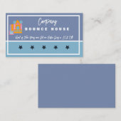 インフレータブルキャッスルジャンプハウスバウンスパーティーレンタル 名刺 (正面/裏面)