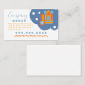 インフレータブルキャッスルジャンプハウスバウンスパーティーレンタル 名刺 (正面/裏面)