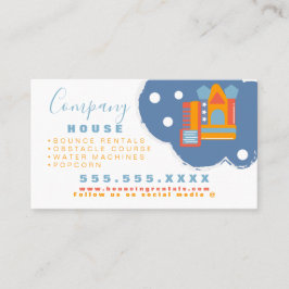 インフレータブルキャッスルジャンプハウスバウンスパーティーレンタル 名刺