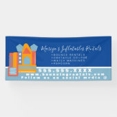 インフレータブルキャッスルジャンプハウスバウンスパーティーレンタル 横断幕 (横)