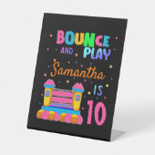 インフレータブルバウンスハウスジャンプバースデーパーティー  台座サイン (正面)