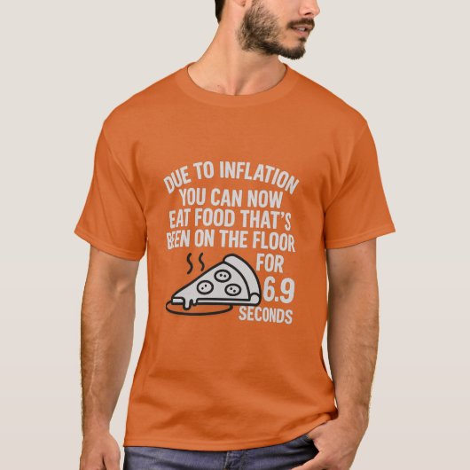 インフレ・ルール 6.9秒 フードTシャツ Tシャツ (正面)
