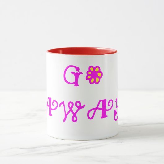 インプパーソナライズされたリンカスタマイズグ付きコーヒーマグ マグカップ (中央)