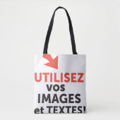 インプライマーボスデザインエンリニュDIYエンフランセ トートバッグ (正面)