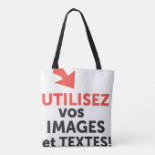 インプライマーボスデザインエンリニュDIYエンフランセ トートバッグ (裏面)