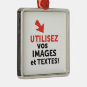 インプライマーボスデザインエンリニュDIYエンフランセ メタルオーナメント (右)