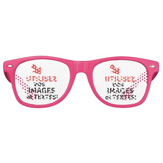 インプライマーボスデザインエンリニュDIYエンフランセ レトロサングラス (正面)