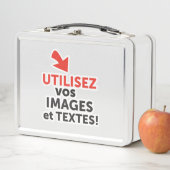 インプライマーボスデザインエンリニュDIYフランセ メタルランチボックス (インサイチュ)