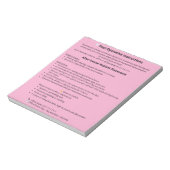 インプラント歯科術後指示メモ帳 ノートパッド (回転)