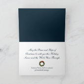 インプリントされた宗教ビジネスクリスマスカード シーズンカード (内部)