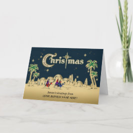 インプリントされた宗教ビジネスクリスマスカード シーズンカード