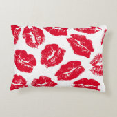 インプリントキス赤い唇：ヴィンテージシームレス アクセントクッション (裏面)