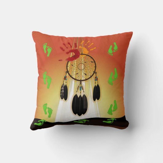 インプリント先住民アメリインスパイアカス クッション (裏面)