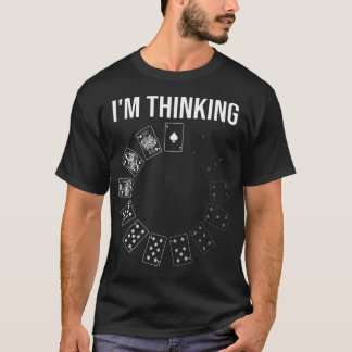 インプレイ中 ポーカーハンド トランプ 面白いポーカー Tシャツ