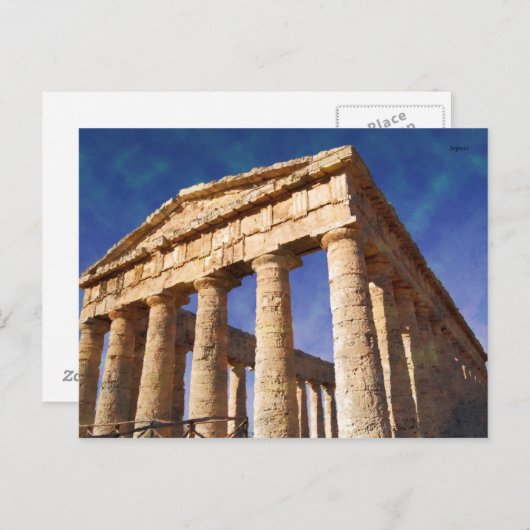 インプレシタリアセゲスタテンプル ポストカード (正面/裏面)