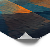 インプレッションの日の出 – キュビストインスパイアバイモネ ポスター (角)