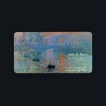 インプレッションサンライズバイクロードモネ ラベル<br><div class="desc">もっと面白いデザインと色の選択のために私の店を訪問しなさい=> zazzle.com/iwheels*</div>