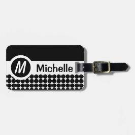 インプレッションブラモノグラムのック ラゲッジタグ