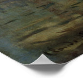 インプレッション日の出byクロード・モネ,ヴィンテージ・アート ポスター (角)