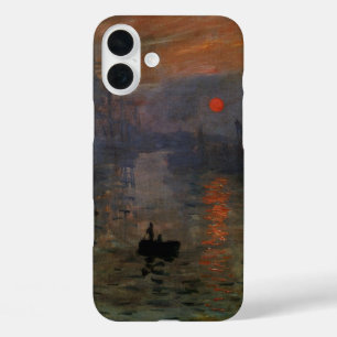 インプレッション日の出byクロード・モネ，ヴィンテージ・アート iPhone 16 plusケース
