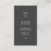 インプレッション鮮やか名刺 名刺 (裏面)