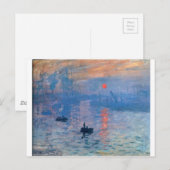 インプレッション、サンライズバイクロードモネ ポストカード (正面/裏面)