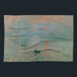 インプレッション、ソレイユレバントバイクロードモネ1872 キッチンタオル<br><div class="desc">インプレッション、サンライズ(インプレッション、ソレイユレバント)は絵画クロード・モネの作品。印象派運動の名に至る。この作品は、作家の著作権の存続期間に80年以下を加えた国の公共の領域にある。</div>