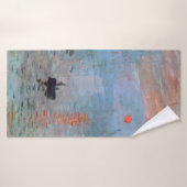 インプレッション、日の出、クロード・モネ, 1872 バスタオル (バスタオル)