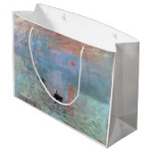 インプレッション、日の出、クロード・モネ, 1872 ラージペーパーバッグ (裏面アングル)