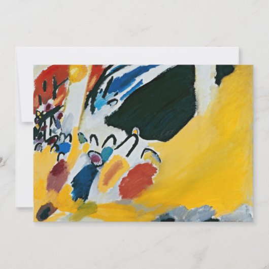 インプレッションIII （コンサート） by Wassily Kandinsky 招待状 (正面)