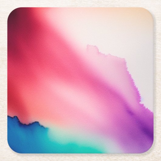 インプレッ鮮やかション スクエアペーパーコースター (正面)