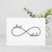 インヘイル、息吹、無限大記号 招待状 (スタンド正面)