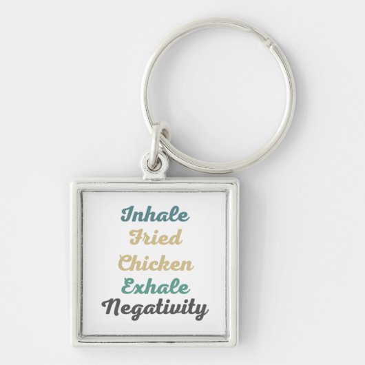 インヘールフライドチキンエキシェールネガティビティキーホルダー キーホルダー (正面)