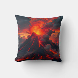 インペルノサミット – 火山の幻想的な景色のスロー クッション