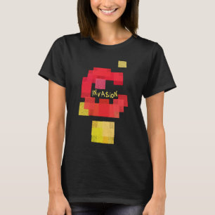 インベーダーvsテトリス tシャツ