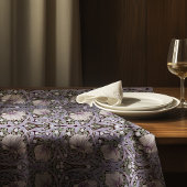 インペネルラベンダーウィリアム・モリス花パターン テーブルクロス